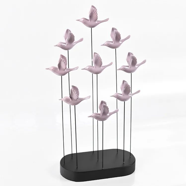 Modern Resin Material Birds Figures Home Decor Trend Luxury Home