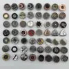 Metal Shaking Button Clock Copper Cowboy Wear Crash Nail Button Back Pants Button