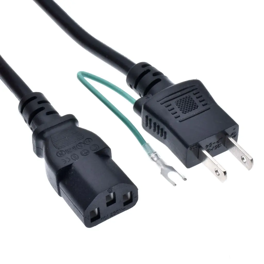 Jet Universal Japan Power Cord,Jis 2pin With Ground To Iec320 C13 Power