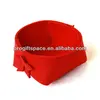 Eco friendly handmade cute wool felt folding table basket storage in bulk made in China