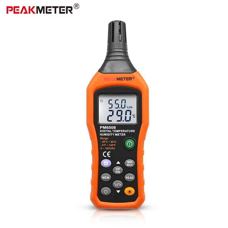portable temperature and humidity meter
