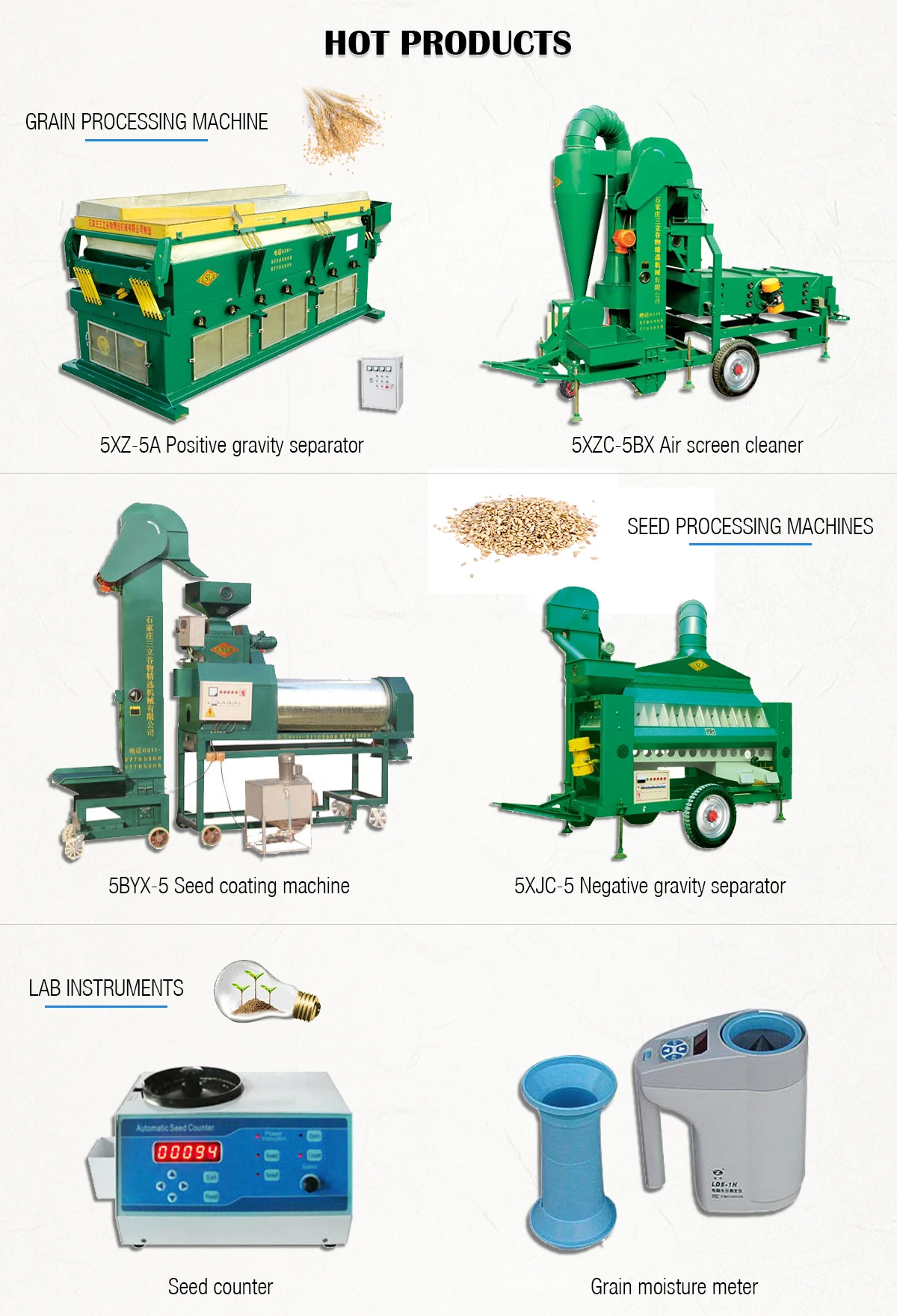 Shijiazhuang Sanli Grain Sorting Machinery Co., Ltd. Seed Cleaner
