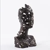 Hollow metal cast abstract figure bust statue for decoration