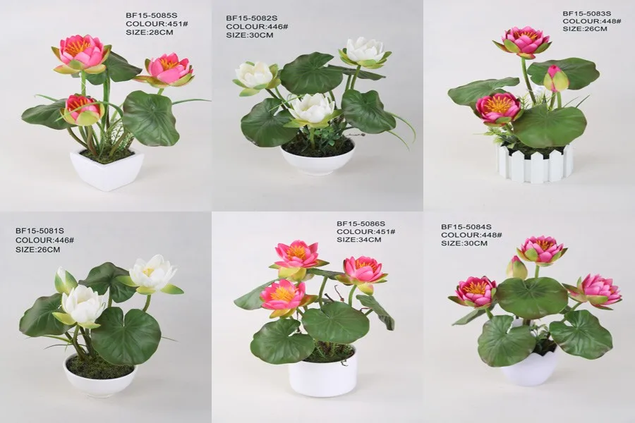 Hot Sale Artificial Flowers Silk Lotus Flowers Artificial,Artificial