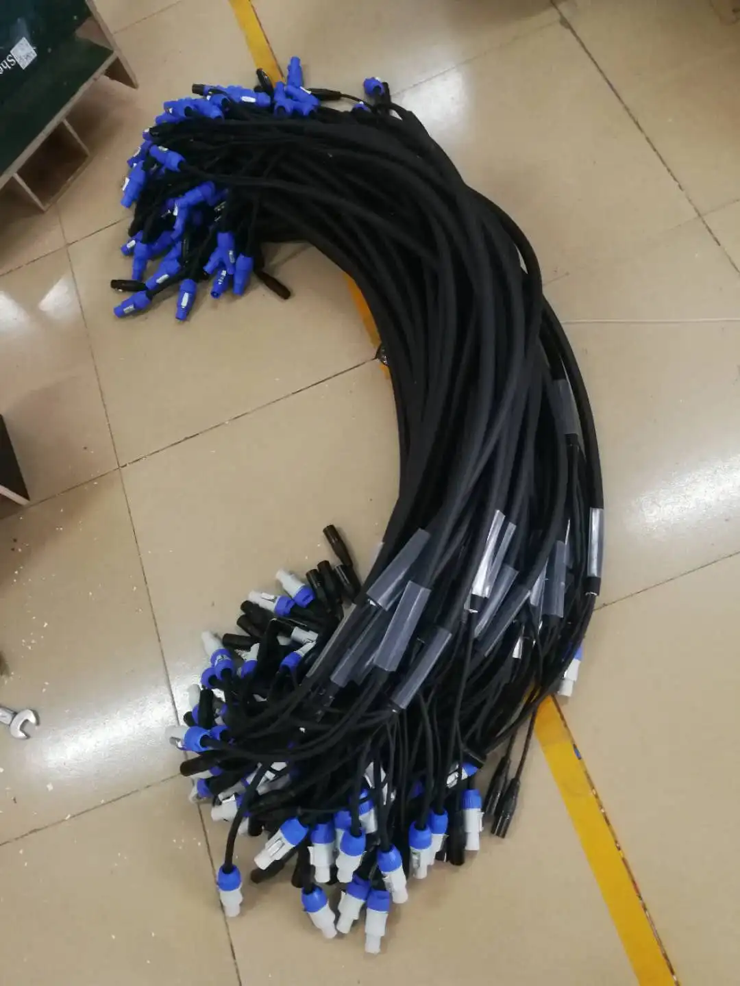 Light And Sound Dmx Xlr Signal And Power Cable With Split Male Female