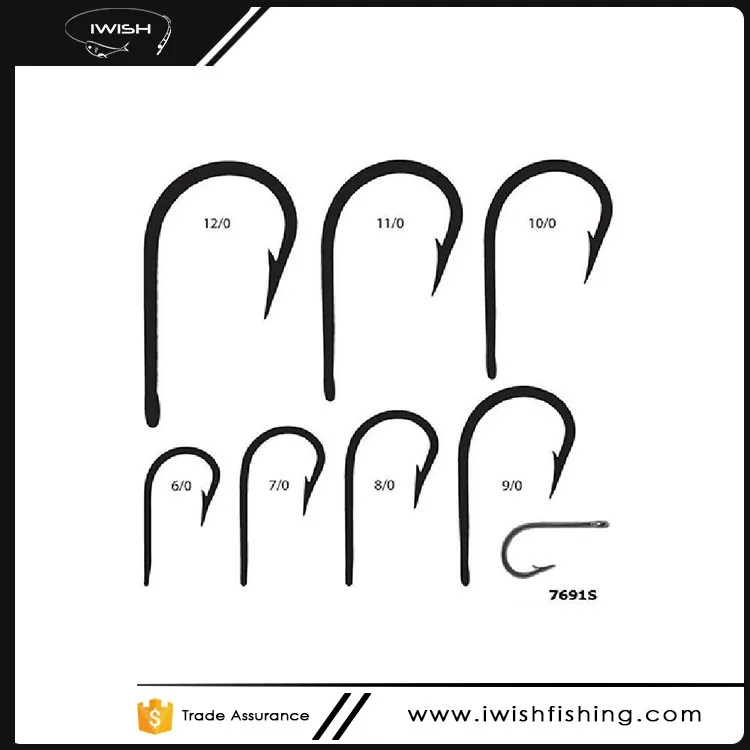 7691s Stainless Steel Southern And Tuna Hook Big Game Sea Fishing Hook