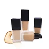 Woman skin care products organic new matte foundation private label with square glass bottle wholesale product custom box