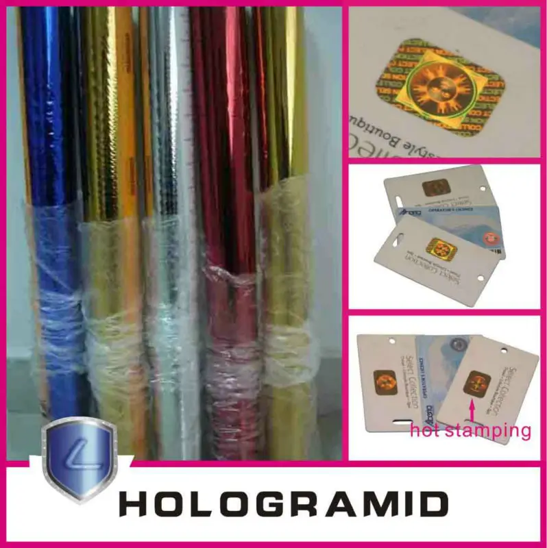 Color electrochemical aluminum hot stamping paper, electrochemical aluminum hot stamping foil, hot stamping is appropriate