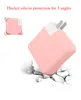 For Macbook power adapter protective silicon case, high quality silicon case for Macbook air 13 power supply