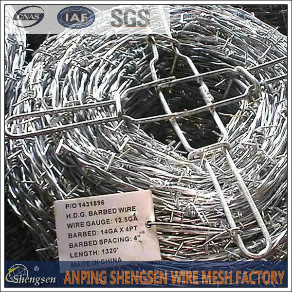 Hot Dipped Galvanized 50kg Barbed Wire Price Per Roll Kenya Buy
