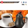 Black-Color-Painting-Stainless-Steel-Gooseneck-Coffee drip pot /coffee maker/coffee pot with lid