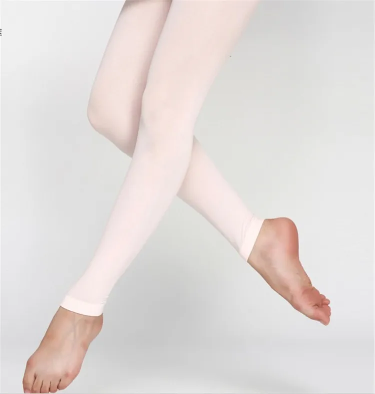 Nylon Ballet Dance Wear Black Pink Girls Footless Tights Buy Girls Footless Tightsfootless 4683