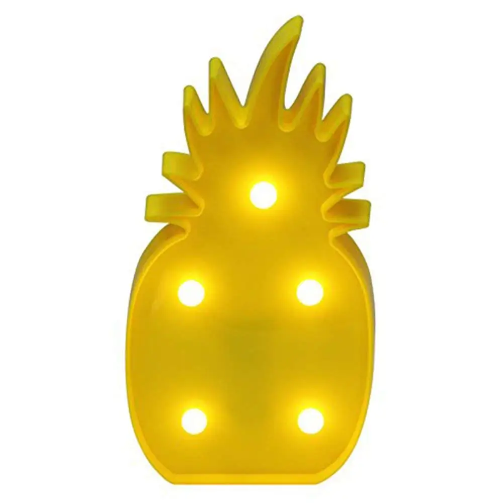 LED Night Lamp Switch Pineapple Fruit Cartoon Series Night Lamp Light ❤Ywoow❤ Table lamp