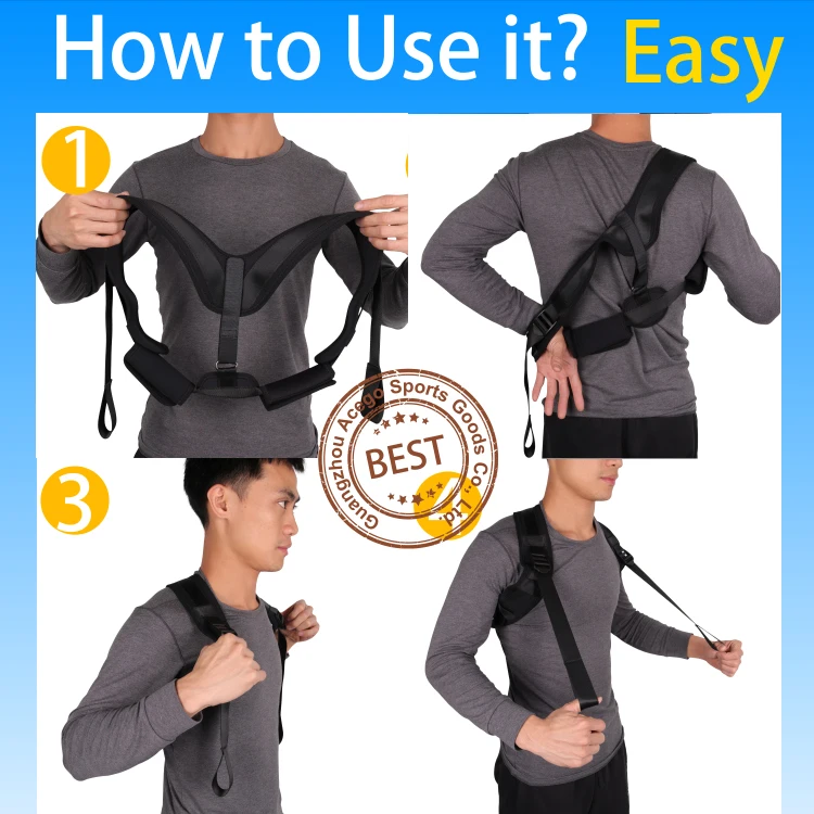 2020 Adjustable Back Backpack Support Belt For Correction Posture Buy