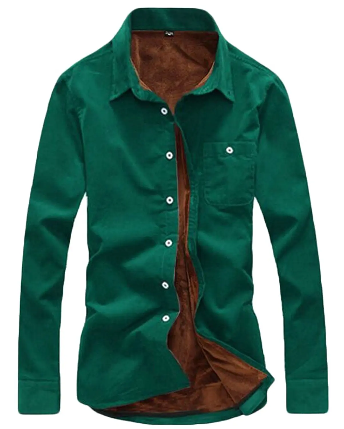 HTOOHTOOH Mens Military Casual Long Sleeve Button Down Dress Shirts