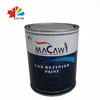 High Competitive Factory Sale MACAW high class Topcoat 2K PU Solid white color Polyurethane Car Paint