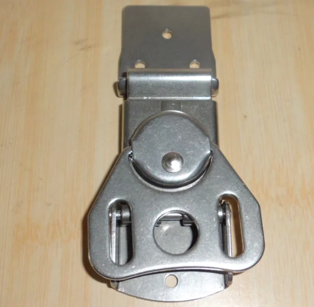 Steel Box Hinges Case Latches Bag Butterfly Latch Hasp Stainless Steel