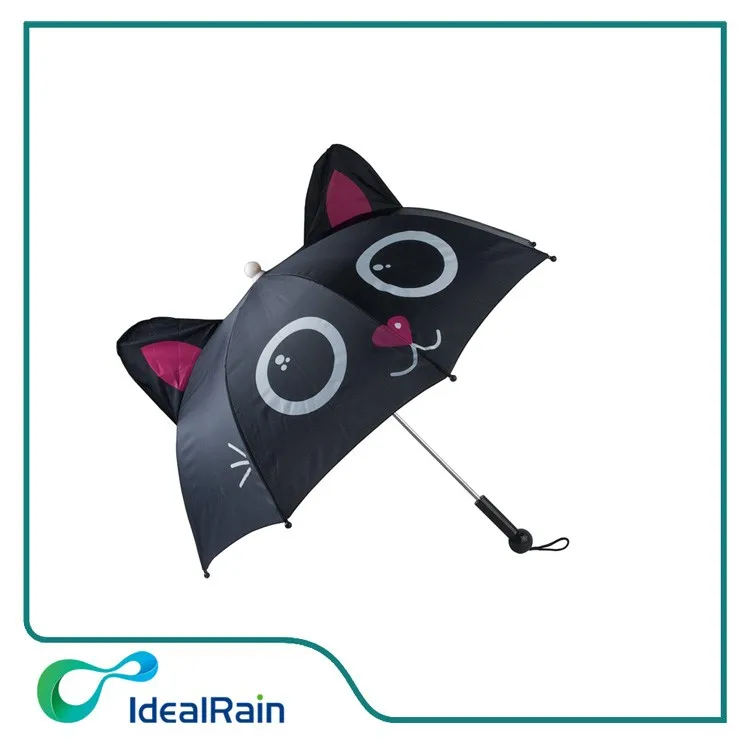17 Inches Fancy Design Cat Ears Rain Umbrella Kid Umbrella Buy Kid Umbrella,Fancy Kid