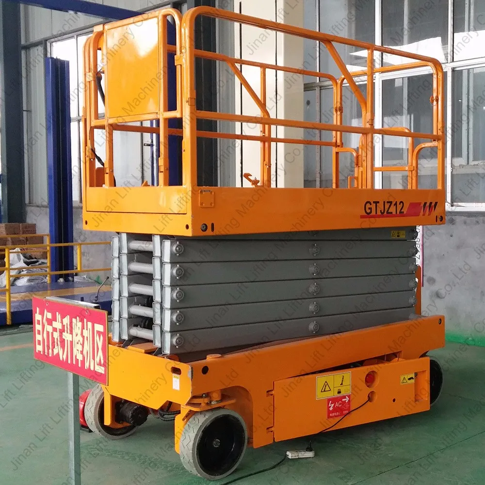 Self Propelled Hydraulic Outdoor Lift Elevators Electric Personal Lift