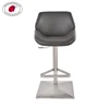 2019 New Fashionable Modern Contemporary Custom Chair ,Swivel Adjustable Height Bar Stool Leather For Sale