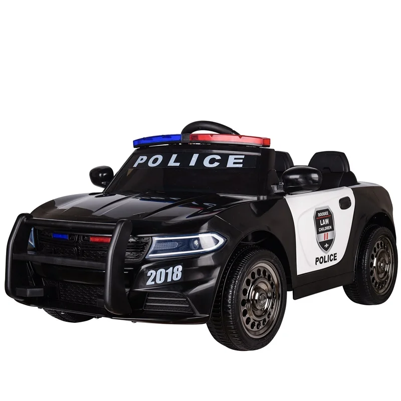 motorized police car ride on