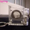 Multifunction Mini LED Keychain Light ruler keychain with tape torch key chain