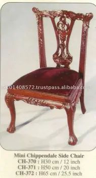 Mini Chippendale Side Chair Kids Furniture Mahogany Indoor Furniture Buy Kids Furniture Kids Chair Children Chair Product On Alibaba Com