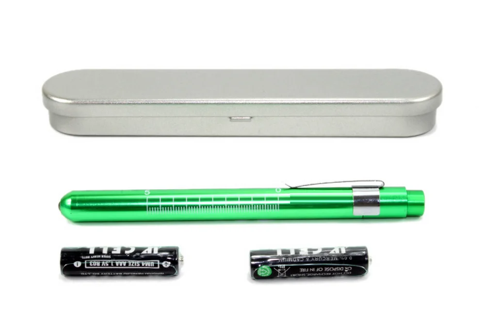 Medical Emt Surgical Penlight Flashlight With Scale First Aid Torch Pen