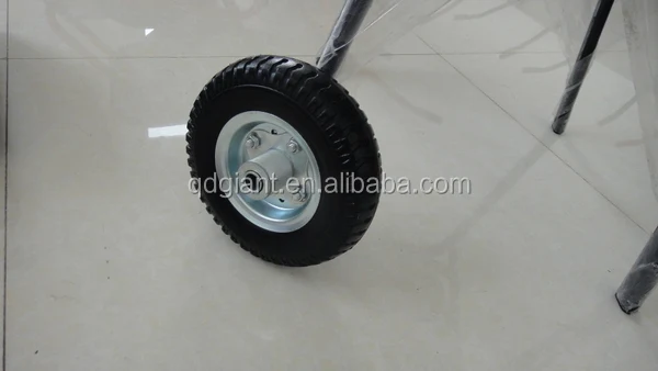 8 inch flat free pu wheel 2.50-4 for wheelbarrow
