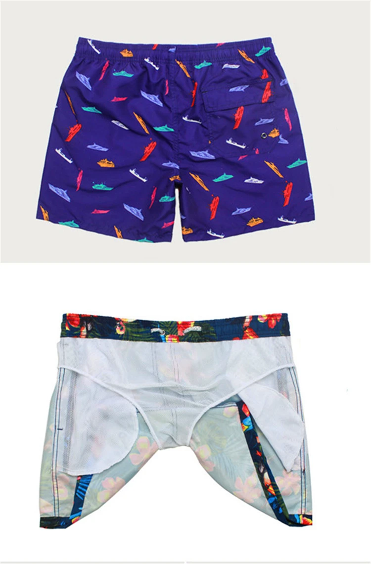 Summer Swimwear Men Patterns Print Quick-drying Swimwear Men Swimsuit ...