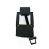 Plastic pendulum clock mechanism