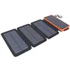 Portable 20000Mah Solar Power Bank Waterproof Phone Charger with 2 USB Ports Compatible with Most Phone Models and Tablets