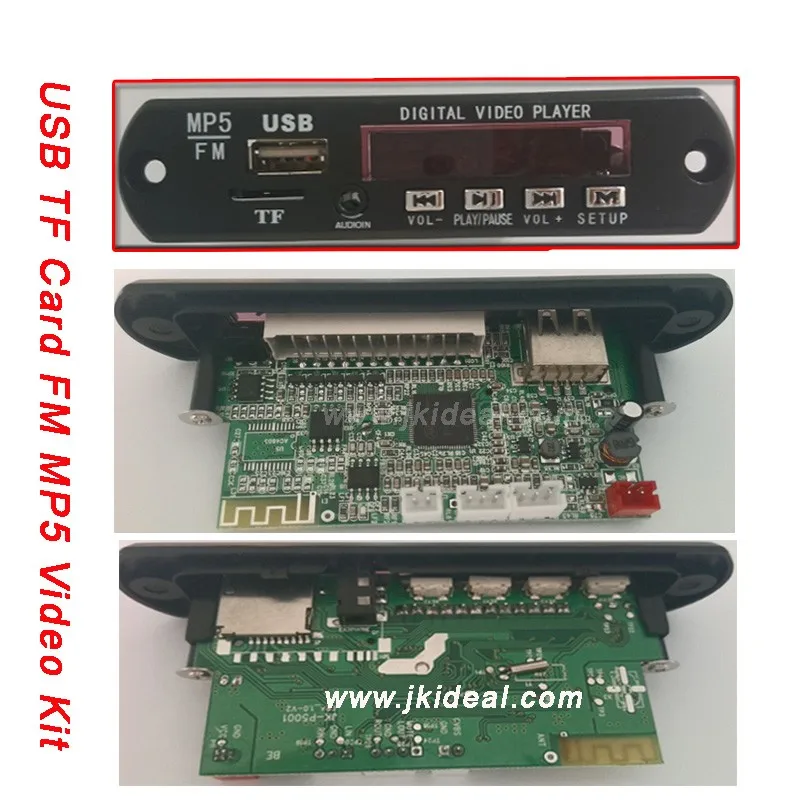 JK-P5001 For TV usb MP5 module mp4 player with video out