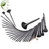 32Pcs Beauty Tools With Bag Animal Wholesale Free Samples Professional Luxury Black Goat Hair Makeup Brush Set Private Label