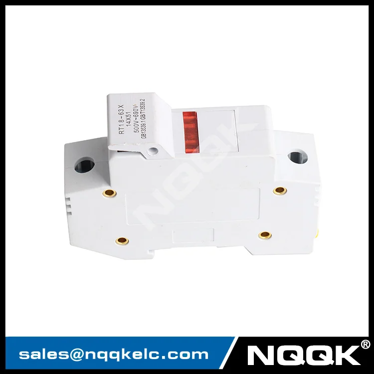 Din Rail Rt1863 Rt1863x 14x51 Iec Standard Cylindrical Fuse Holder