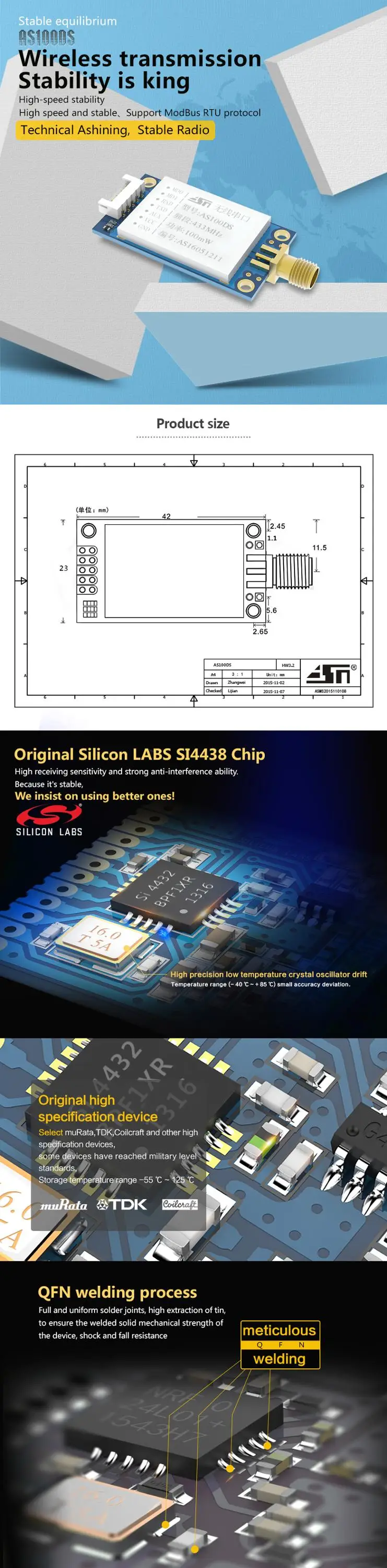 AS100DS wireless module