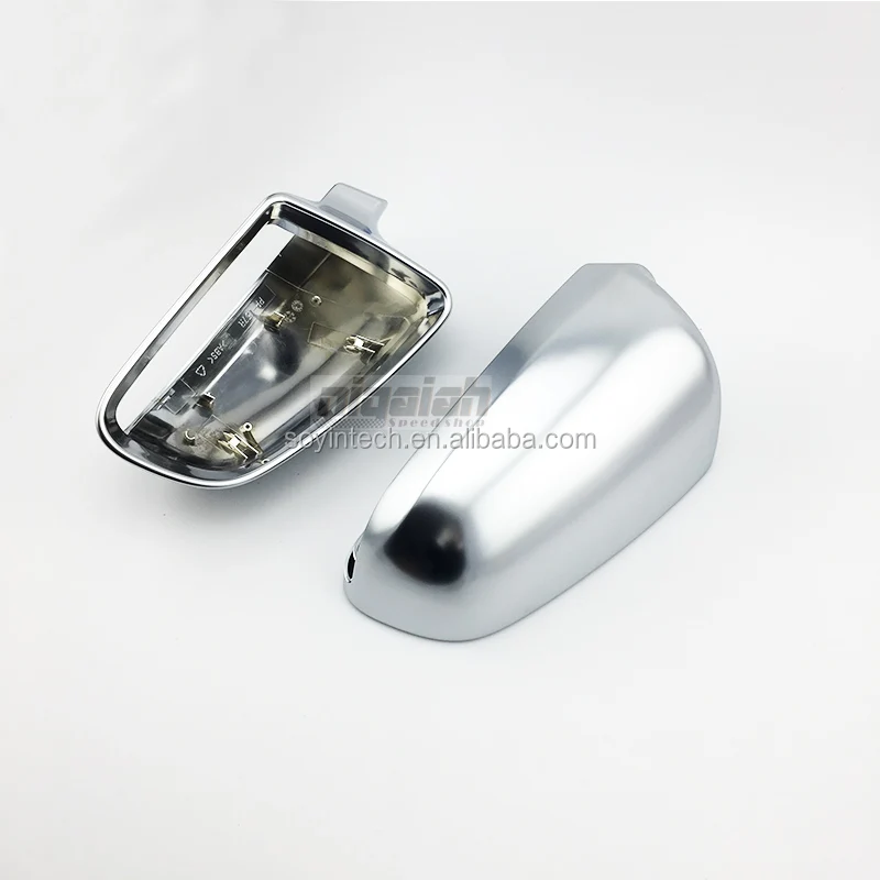 11 Replacement Sliver Matt Car Side Mirror Cover For Audi A3 8p A4 S4