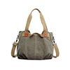 HD026JC Alibaba Supplier New Arrive Vintage Hobo Canvas Daily Purse Top Handle Shoulder Tote Shopper Handbag