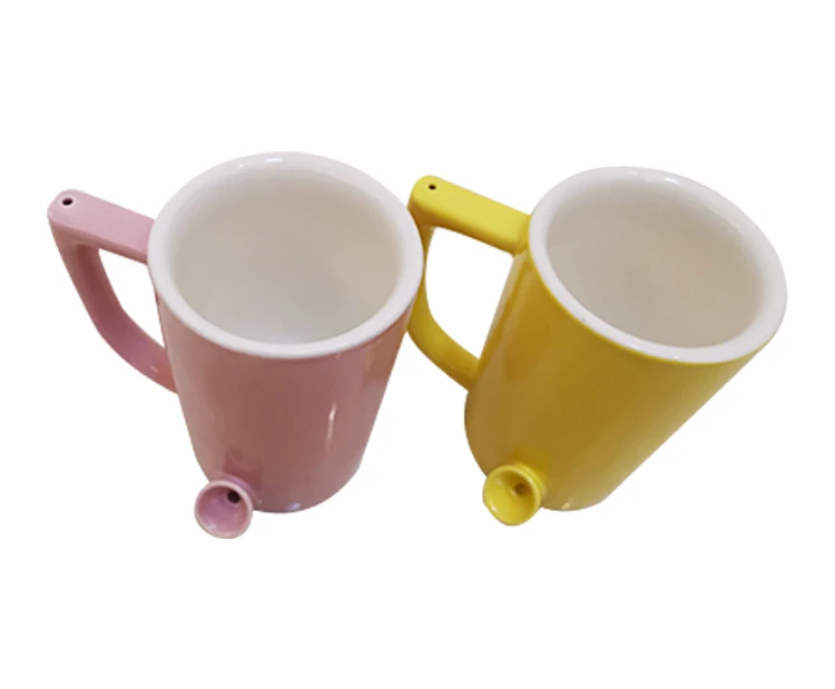 Color is optional best design pipe ceramic cup, manufacturers direct sales