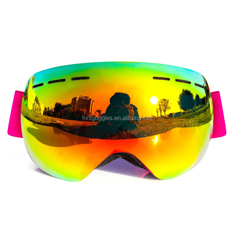 rainbow snow goggles