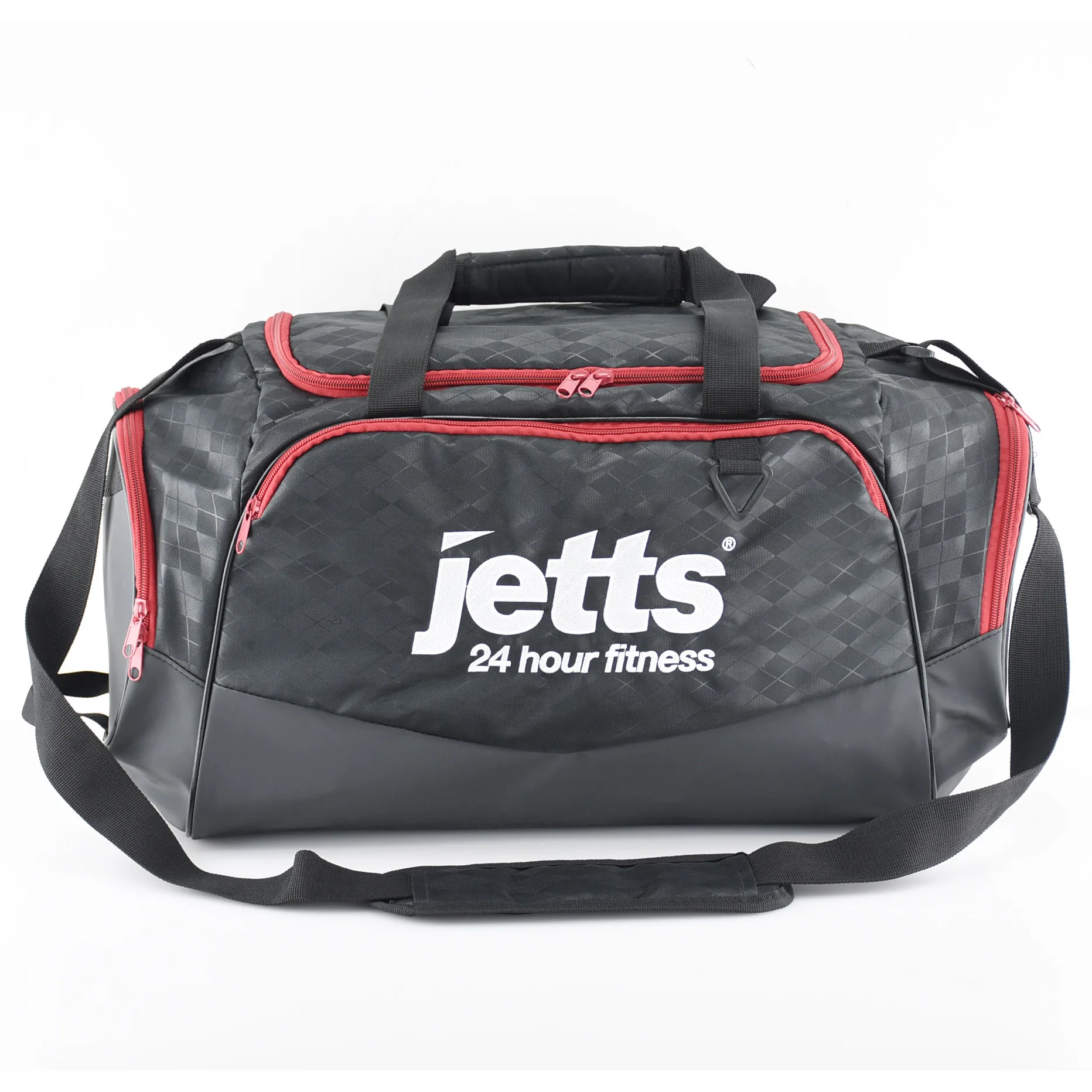 gym bag with mesh shoe compartment