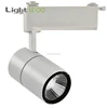 Indoor Recessed 12w 20W 30w aluminum round surface and embed cob LED track light for hotel