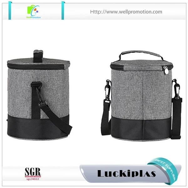 round lunch bag