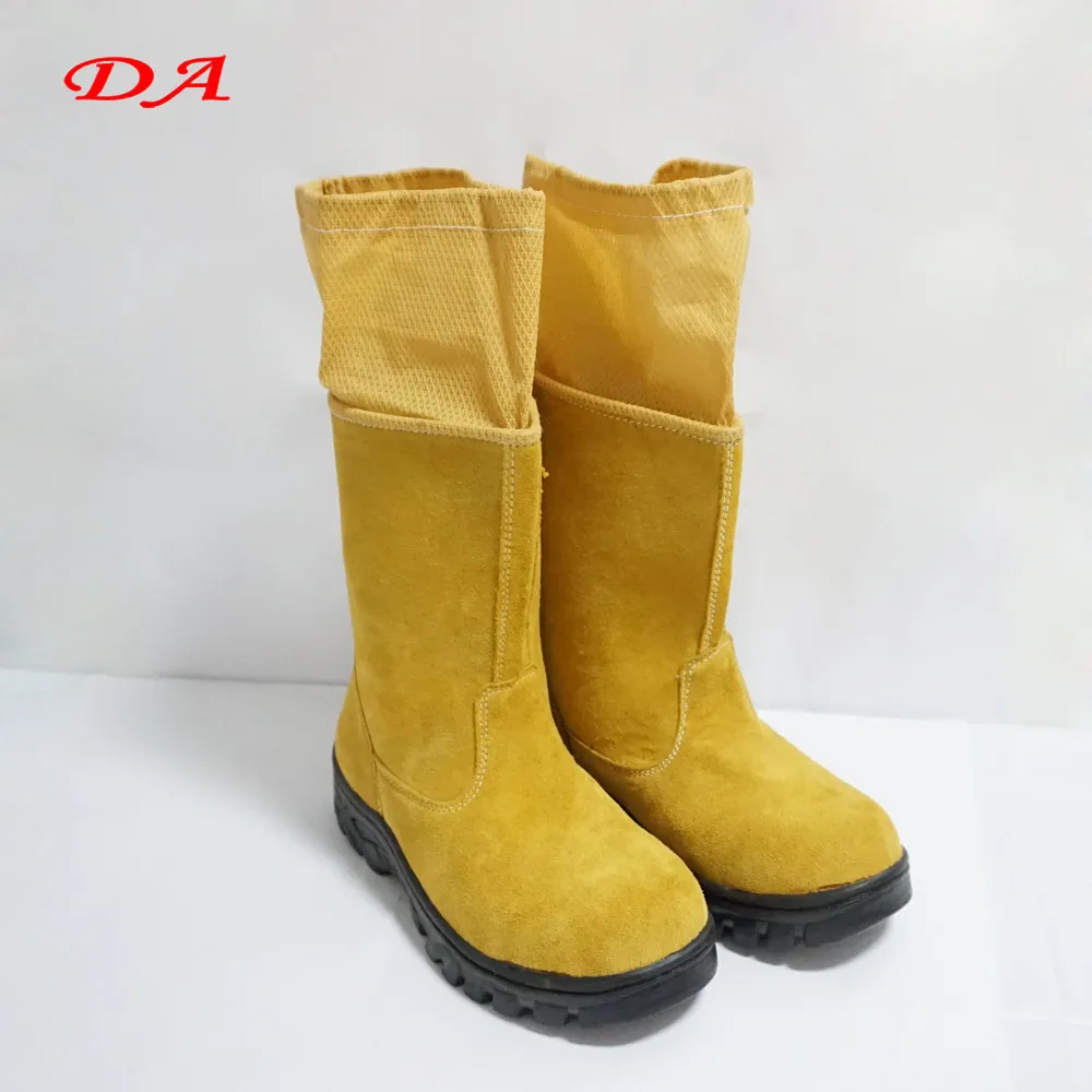 bota de segurança de couro