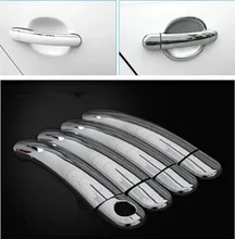 For Volkswagen Polo 2010 2011 2012 2013 2014 New Chrome Car Door Handle Cover Trim