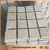 Flamed surface cutting sides granite g682 golden sand stone paving 10x10