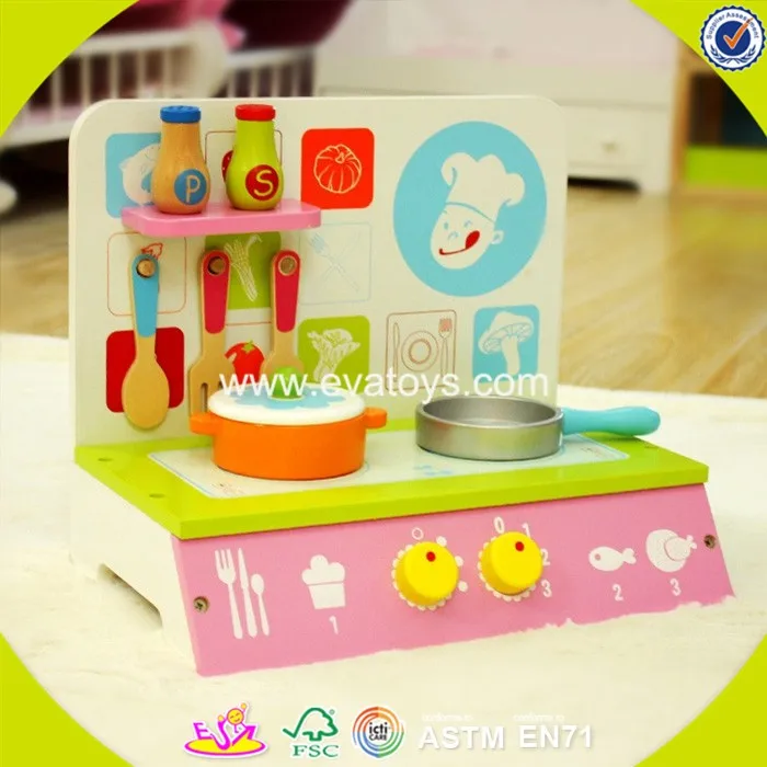 2018 New Design Wooden Table Kitchen Toy Mini Wooden Table Kitchen Toy
