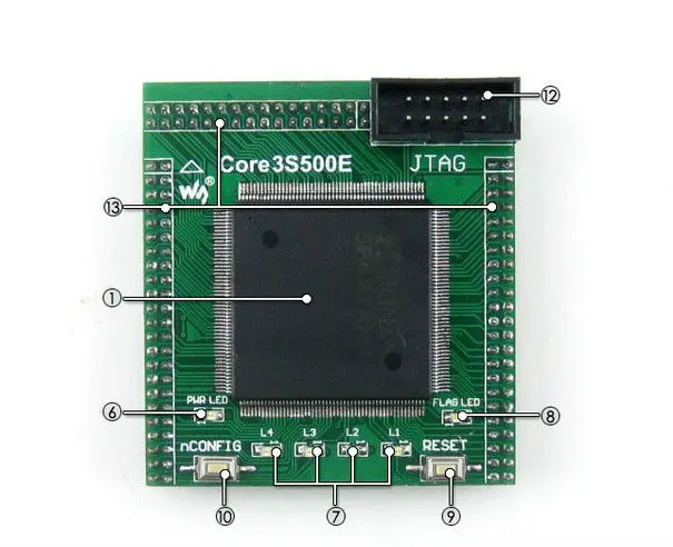 Xc3s500e Xilinx Spartan 3e Fpga Evaluation Development Core Board Xcf04s Flash Support Jtag Core3s500e Buy Development Core Board Xc3s500e Xilinx Spartan 3e Fpga Evaluation Develop Xc3s500e Xilinx Spartan 3e Fpga Evaluation Develop Product On