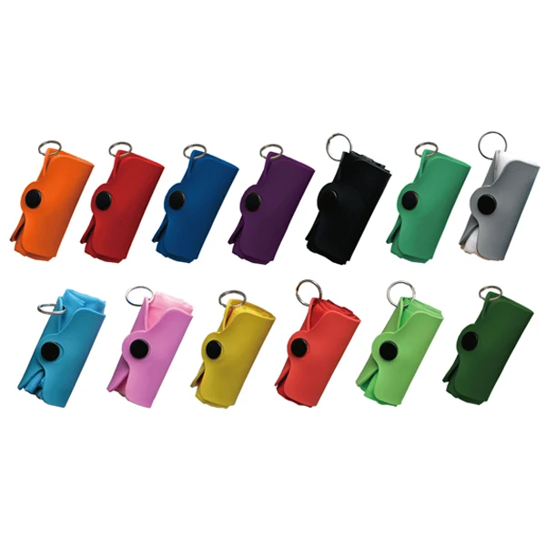 Hot Sale Polyester Folding Shopping Bags Reusable Bags Keychain