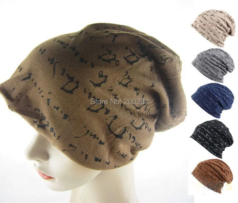 Kangqifen Mens Womens Plush Lining Beanie Hat Black Polyester Outdoor Ski Winter Warm Hat Scarf Dual Purpose